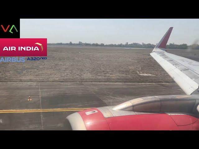 Air India A320neo takeoff Bhopal