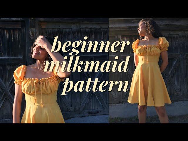 Milkmaid Dress Tutorial - Beginner Friendly Version | LYDIA NAOMI