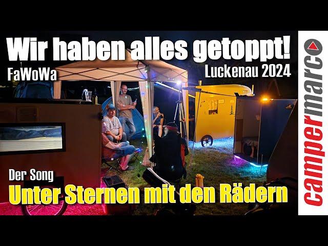 Das weltweit größte FaWoWa Treffen Luckenau 2024 | Lied Song Hymne (KI) | Fahrradwohnwagen | Best of