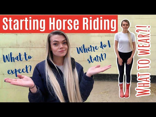 How To Start Horse Riding & Preparing For Your First Lesson | Beginner Series | Lilpetchannel