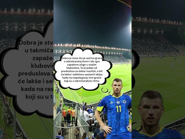 Edin Džeko izjava pred baraž | BiH - Ukr | 21.03.2024  #football#bosnia #fypシ #edindzeko #fypシ゚viral