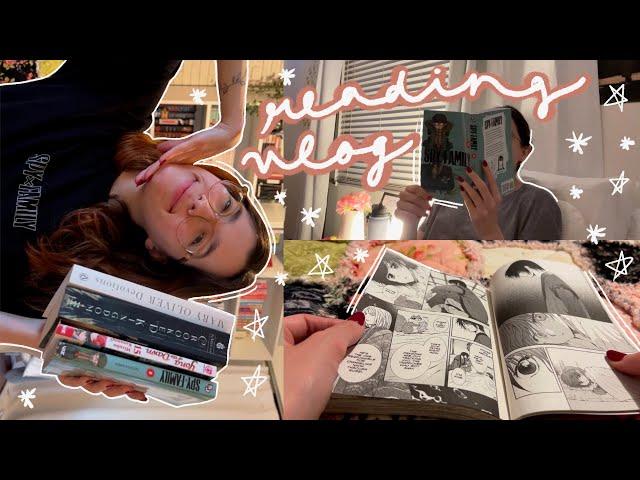 cozy weekend reading vlog  reading lots of manga and digital journaling for the first time!