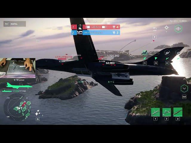 B-1B Lancer - Full Gameplay - HandCam - Modern Warships