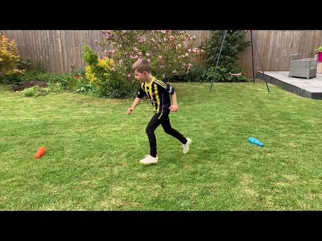 Football training drills that can be done in a garden