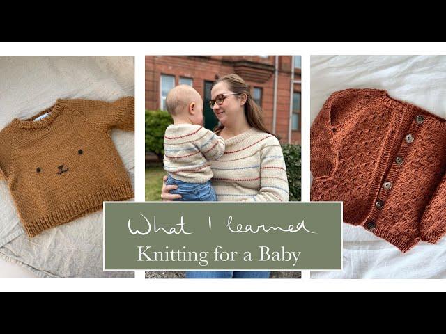 What I learned - Knitting for a Baby || Baby Knits || Wild Knits Glasgow