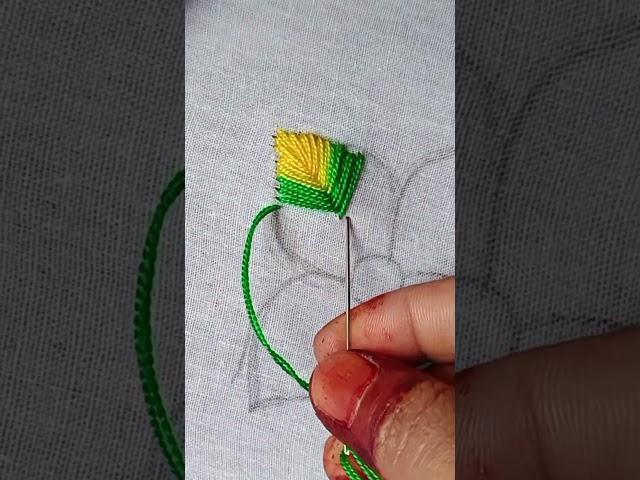 Embroidery design #embroiderypatterns #handembroidery #beautifulhandembroideryflowerdesign #shorts