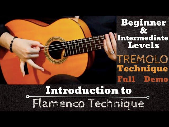 INTRODUCTION TO FLAMENCO TECHNIQUE - Tremolo Technique "Full Demo" - (Now Available on my Patreon!)