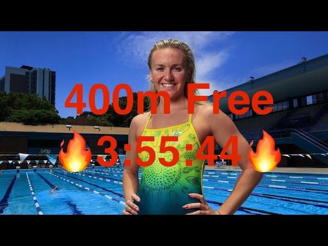 Ariarne Titmus 400 Free 0.06 over WR- 3:55:44-AUS Olympic trials