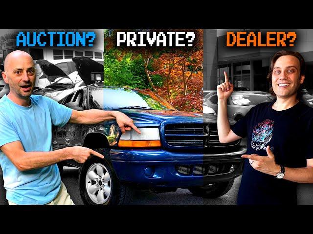 AUCTION vs DEALER vs PRIVATE OWNER - What's the BEST Used Car Deal?
