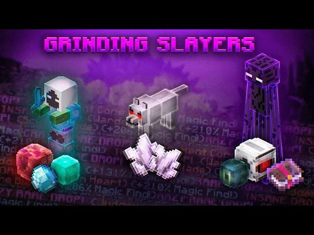 WE SO FRICKIN BROKE|Hypixel Skyblock | Carrying Clients in ender slayer in SBM