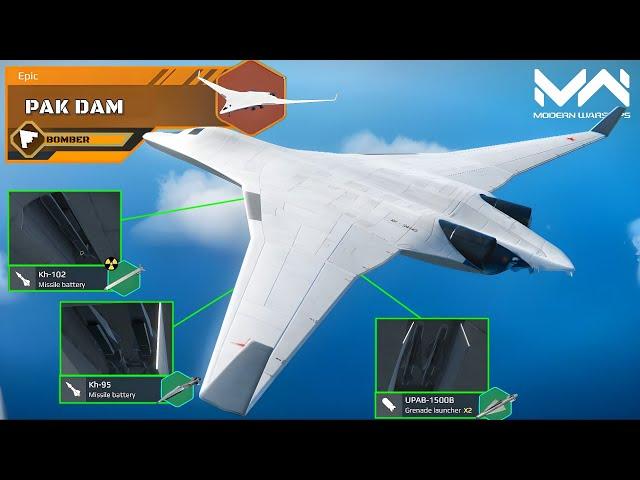 NEW! October Battlepass Bomber! PAK DAM Overview And Gameplay | Modern Warships Alpha Test