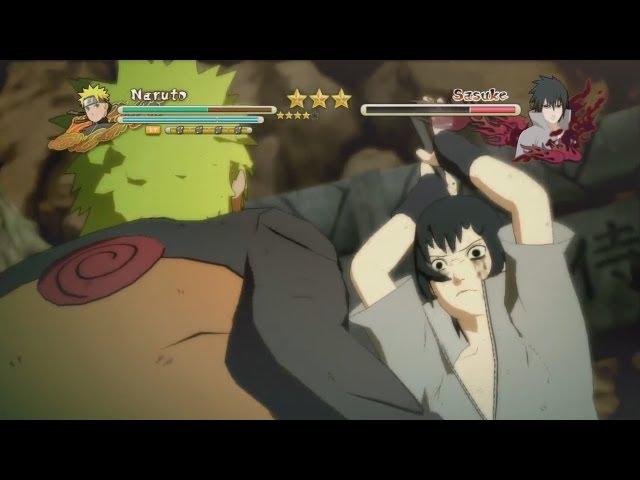 Naruto Shippuden Ultimate Ninja Storm 3: Naruto vs Sasuke Full Boss Battle Gameplay