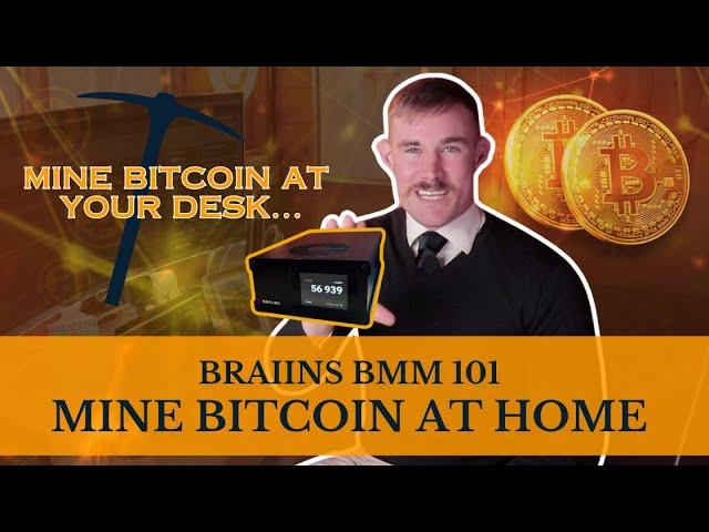  Mini BITCOIN Miner ️ Braiins BMM101 - Solo Miner - Home Miner - Play the Bitcoin Lottery