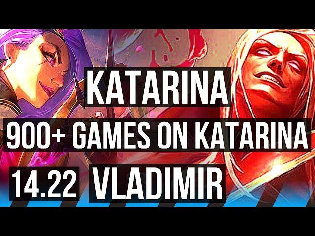 KATARINA vs VLADIMIR (MID) | Rank 2 Kata, 20/2/5, Legendary, 4k comeback | BR Challenger | 14.22