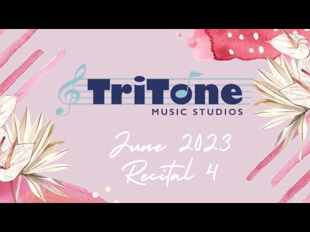 TriTone Music Studios June 2023 Recital Show 4