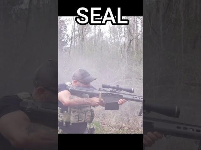 FBI vs Navy Seal: .50 Cal Mag Dump Challenge