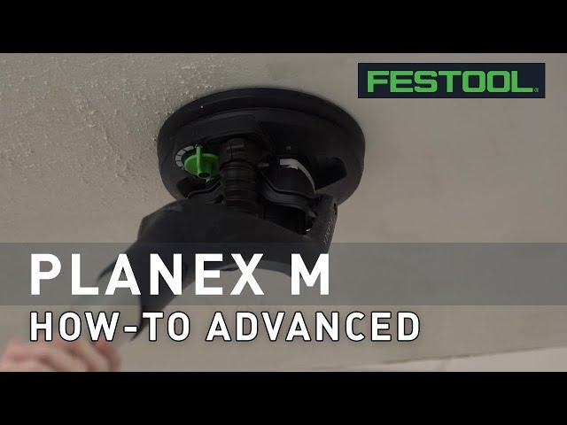 Application: Removing Textured Ceiling with the PLANEX LHS-2 M Drywall Sander