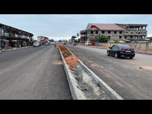 Final Asphalting Work On The Takoradi Highway Dualization