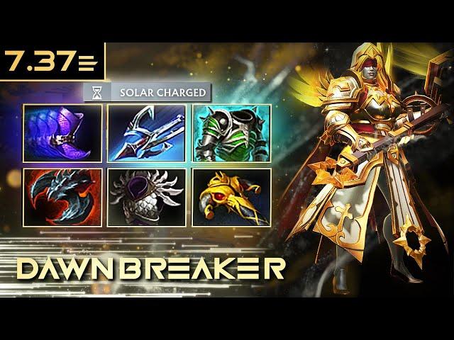 [OFFLANE] MIND CONTROL DAWNBREAKER 7.37 | #Dota2 #4K