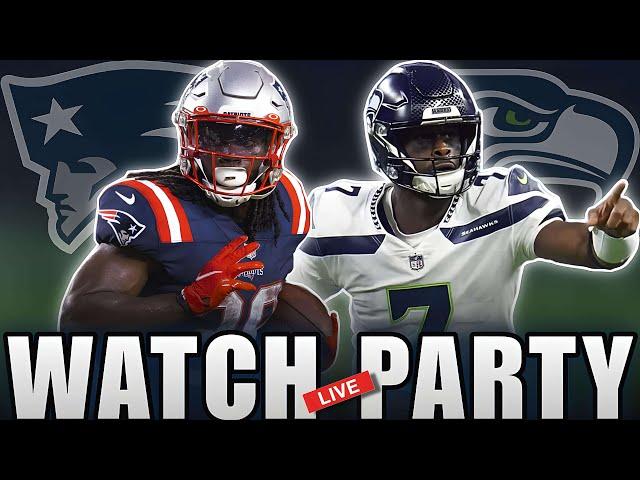 Patriots Vs Seahawks LIVE Watch Party | Pay-By-Play + Reactions