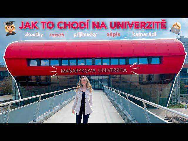 JAK TO CHODÍ NA UNIVERZITĚ | prvák, kamarádi, zápis, přijímačky...