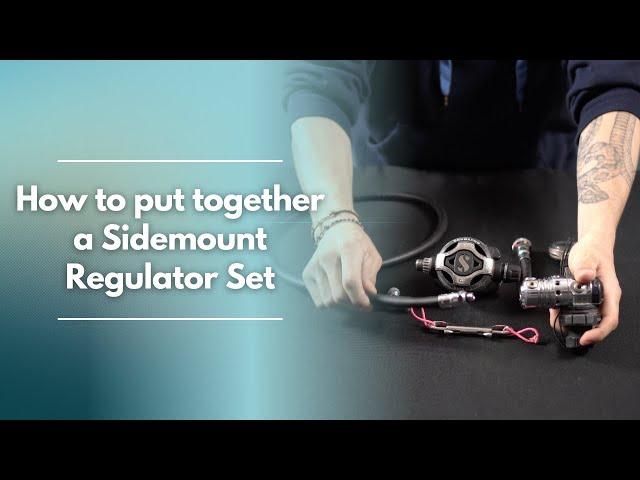 How to put together Sidemount Regulators | Sidemount Regulator Setup