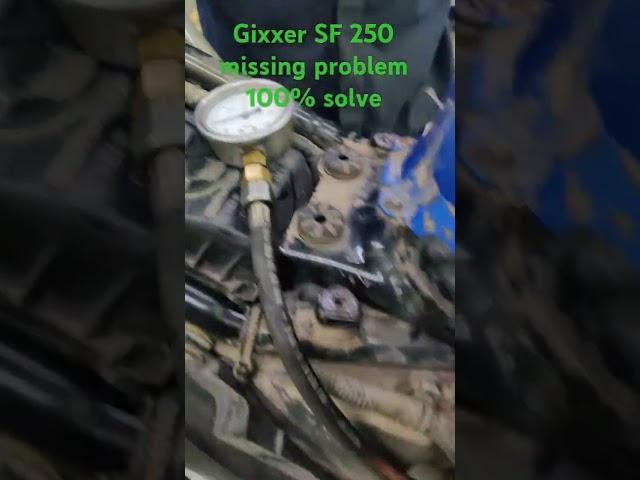 Suzuki gixxer SF 250 missing problem starting problem bar bar band hone ki problem sort out