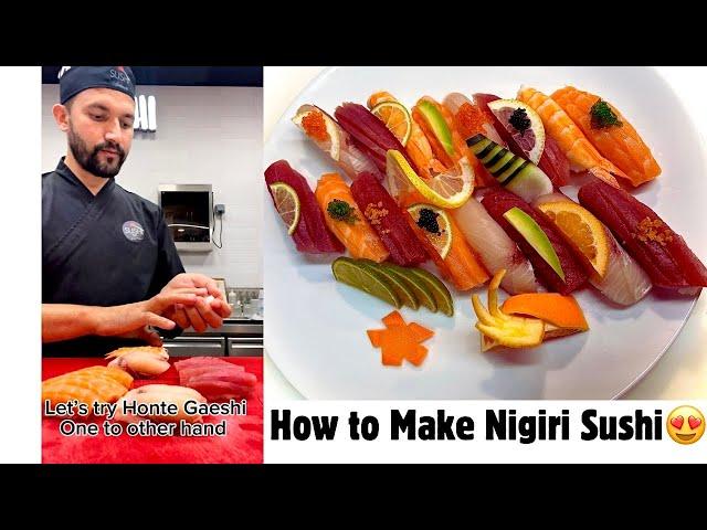 How to Make Nigiri Sushi with Sushi Man Santosh