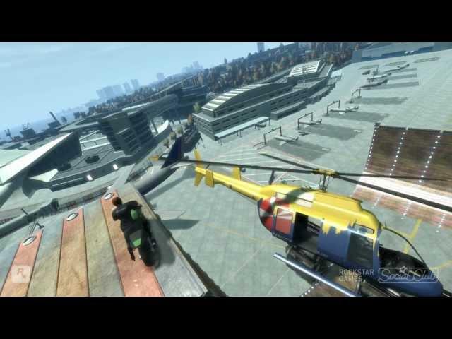 GTA IV Epic Ramps Stunts 6 MONTAGE