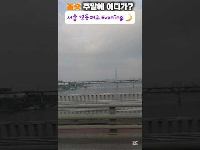 서울영동대교Apgujeong #한강다리  #서울가볼만한곳 #전망