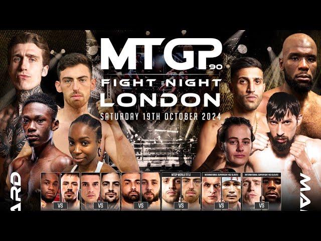 Nawfel Elrhoul vs Tyler Hogan //MTGP x BXGP Fight Night 90//19.10.2024//London