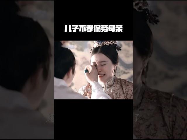 儿子不孝偏劳母亲了.