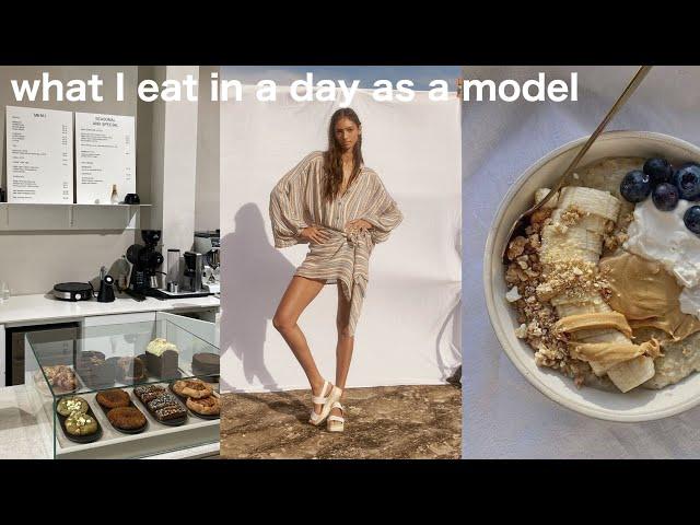 what i eat in a day as a model | healthy meal options + diet