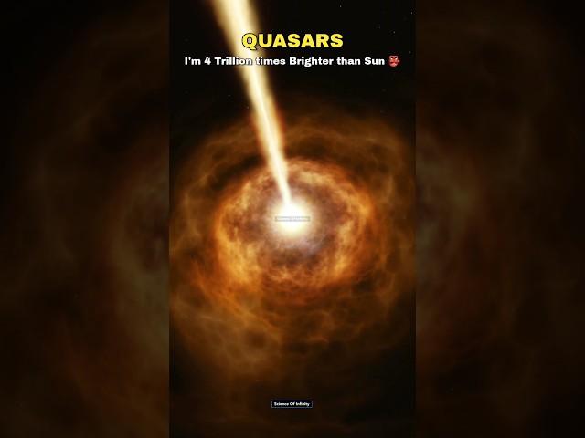 Sun vs Quasar  #shorts #space #sun