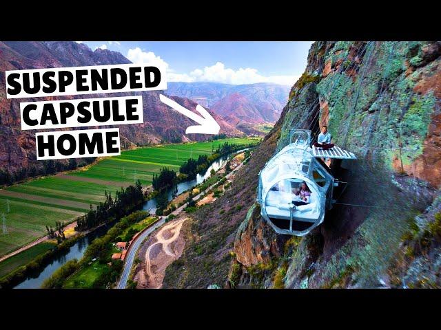 Our Tiny Home on a CLIFF FACE (full tour)