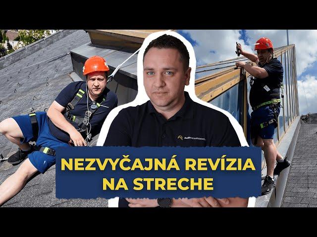 Audit nehnuteľností: Revízia strechy kostola, ktorá odhalila úniky a presaky vody.