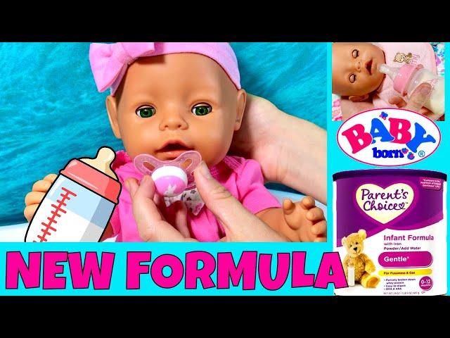 Baby Born Gemma Tries New Baby Formula! Organizing Baby Items In Badger Basket Doll Care Station!