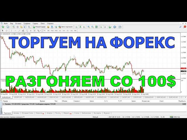 Форекс-это НУДНО! Разгоняю депозит со 100$. Торговля на Amarkets