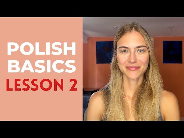 Basic Polish phrases for beginners | Lesson 2