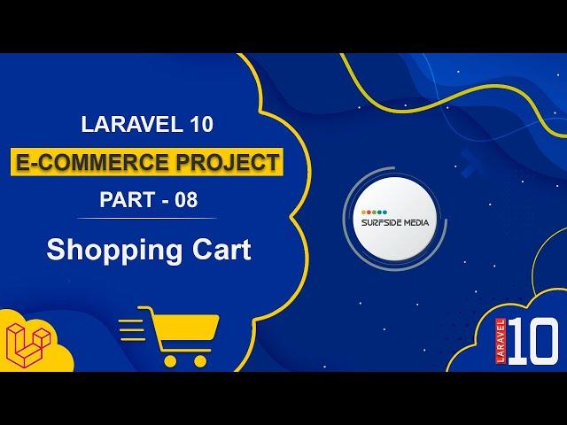 Laravel 10 E-Commerce Project - Shopping Cart