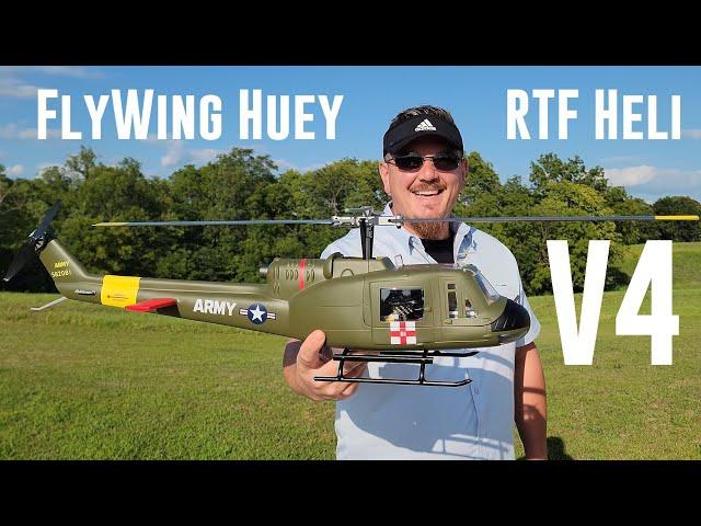 FlyWing - Huey UH1 - V4 - RTF - Scale GPS Heli Drone