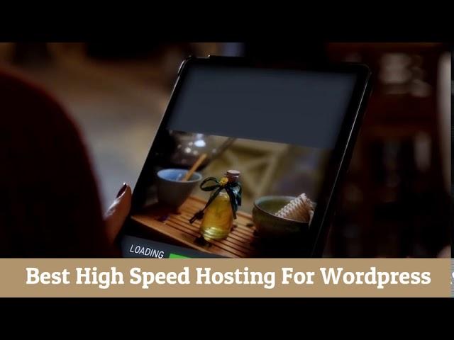 Best High Speed Hosting for My Worpress Website