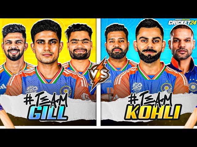 VIRAT KOHLI XI  SHUBMAN GILL XI: Who Will WinCricket 24