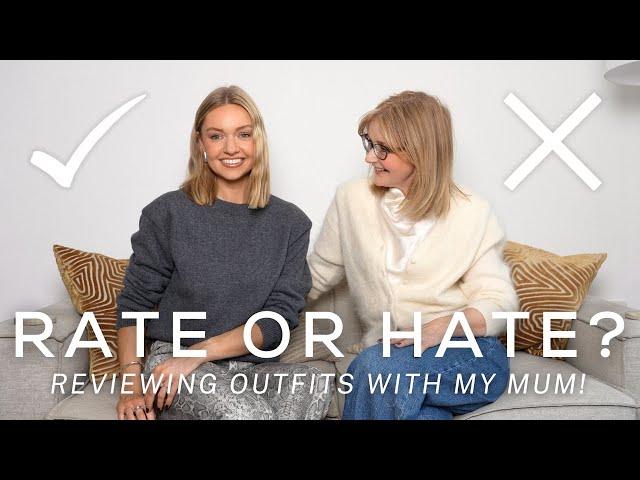 MEET MY MUM! REVIEWING OUR OLD OUTFITS TOGETHER