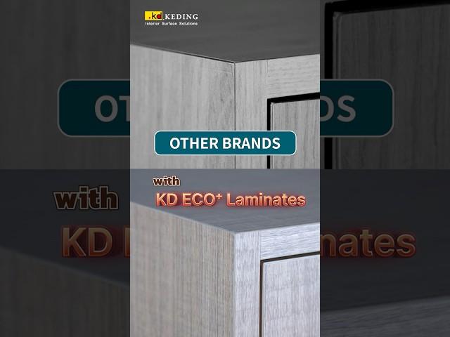 No More Ugly Black Lines! Watch ECO⁺ Laminate’s Seamless Look | KEDING