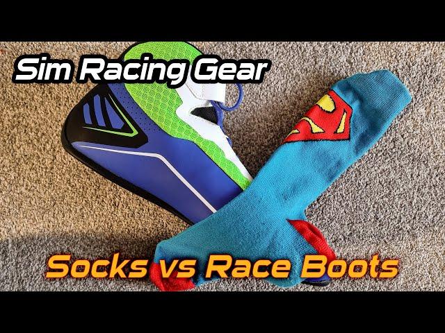 Sim Racing Gear - Socks vs Race Boots