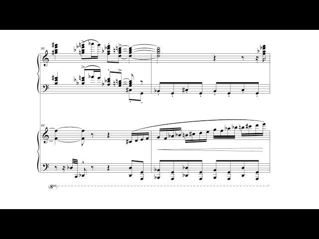 REMINISCENCE THERAPY & INTO THE MAW for Two Pianos (arranged by tomekkobialka)