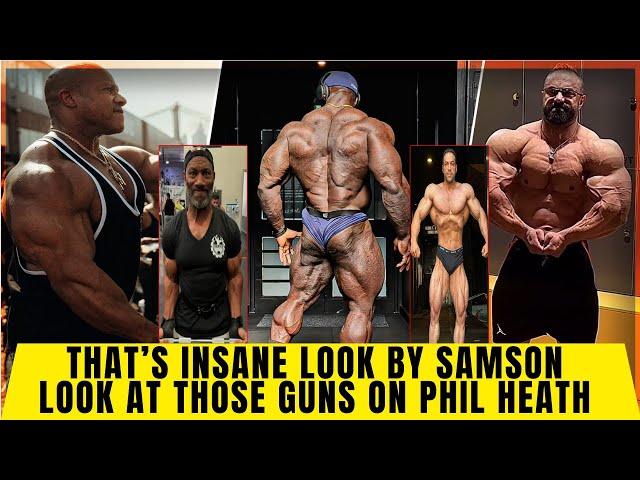 Samson Dauda looks bonkers + Phil Heath's arms still massive + Dexter going stong at 55 + Behrooz