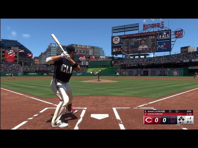 MLB The Show Cincinnati reds vs Cleveland guardians match USA