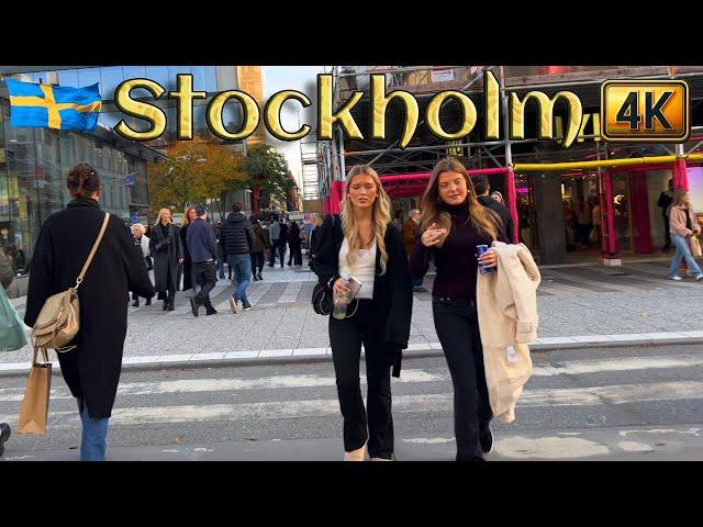 Sweden: Walking in the Heart of Stockholm | 4K